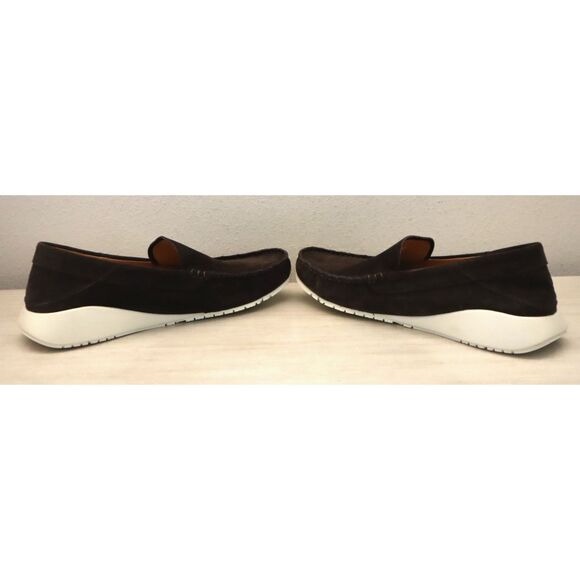 OluKai 10535-6363 Men\'s Sz 10.5 Dark Wood Brown Ka\'a Slip-On Suede Loafers main image 6